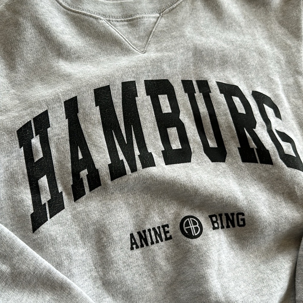Anine Bing Ramona Hamburg Sweatshirt Pullover - Picture 4 of 12